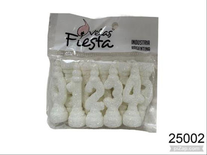 Imagen de VELA NUMERO 0 AL9 BOLSA X10 7.25